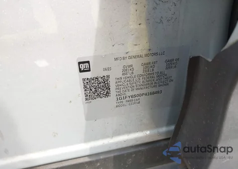 2023 Chevrolet Bolt Euv Fwd Lt z USA, uszkodzony, nr VIN 1G1FY6S00P4168493